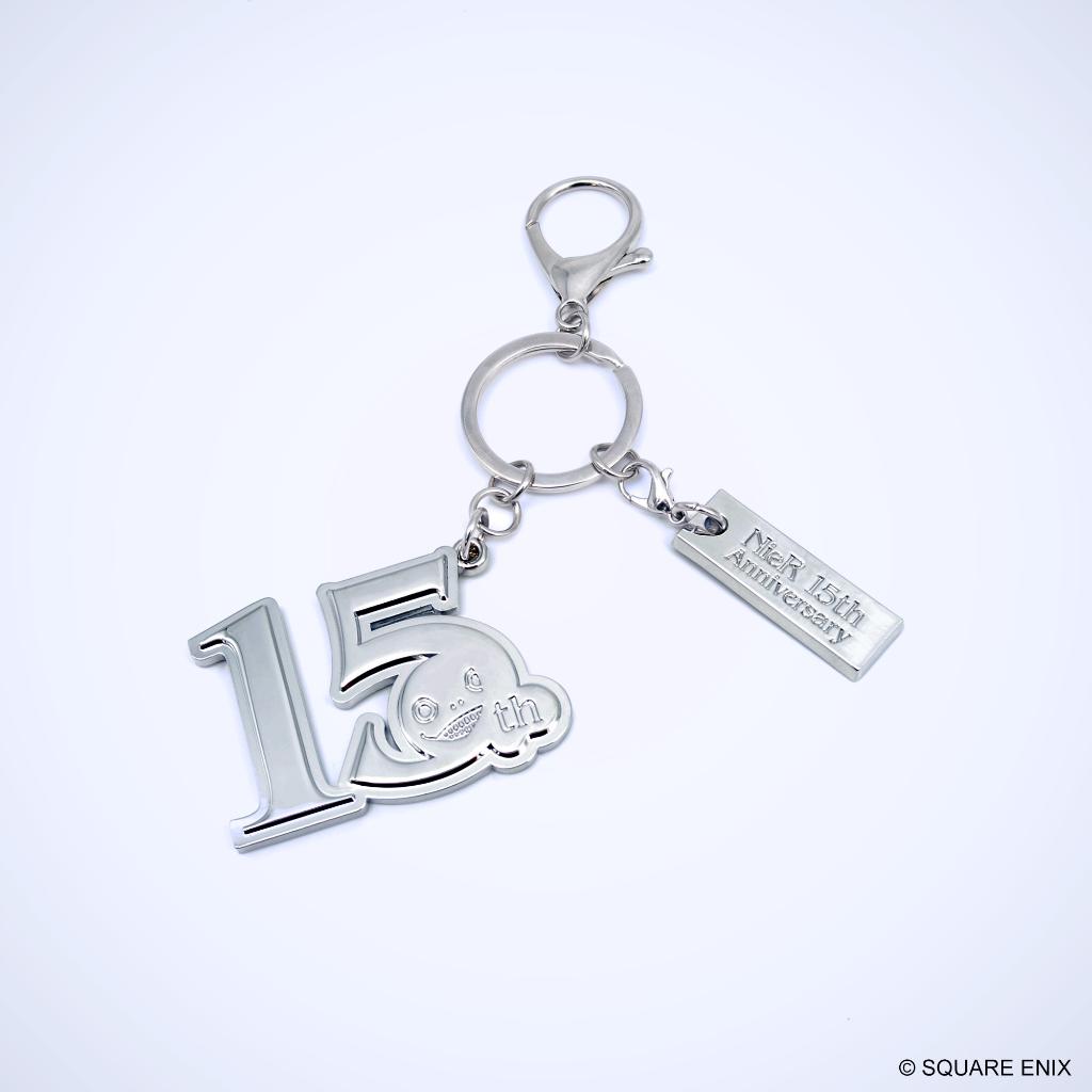 NieR Series 15th Anniversary Metal Keychain