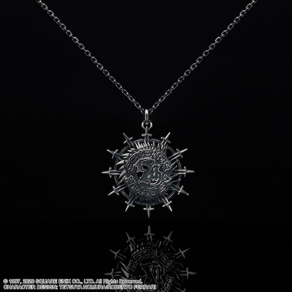 Final Fantasy Vii Remake Silver Necklace - Seventh Heaven