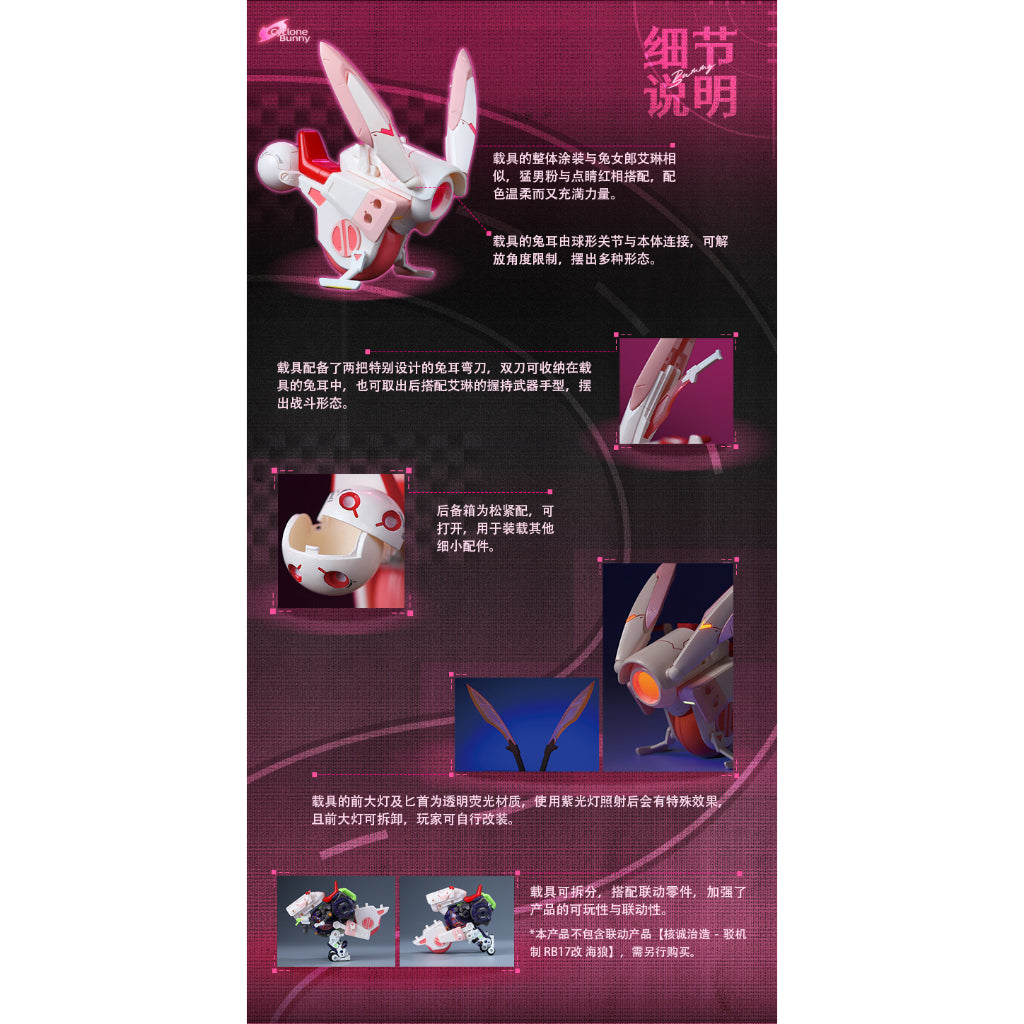 Original Character - 1/12th Scale Cyclone Bunny & Gear Set