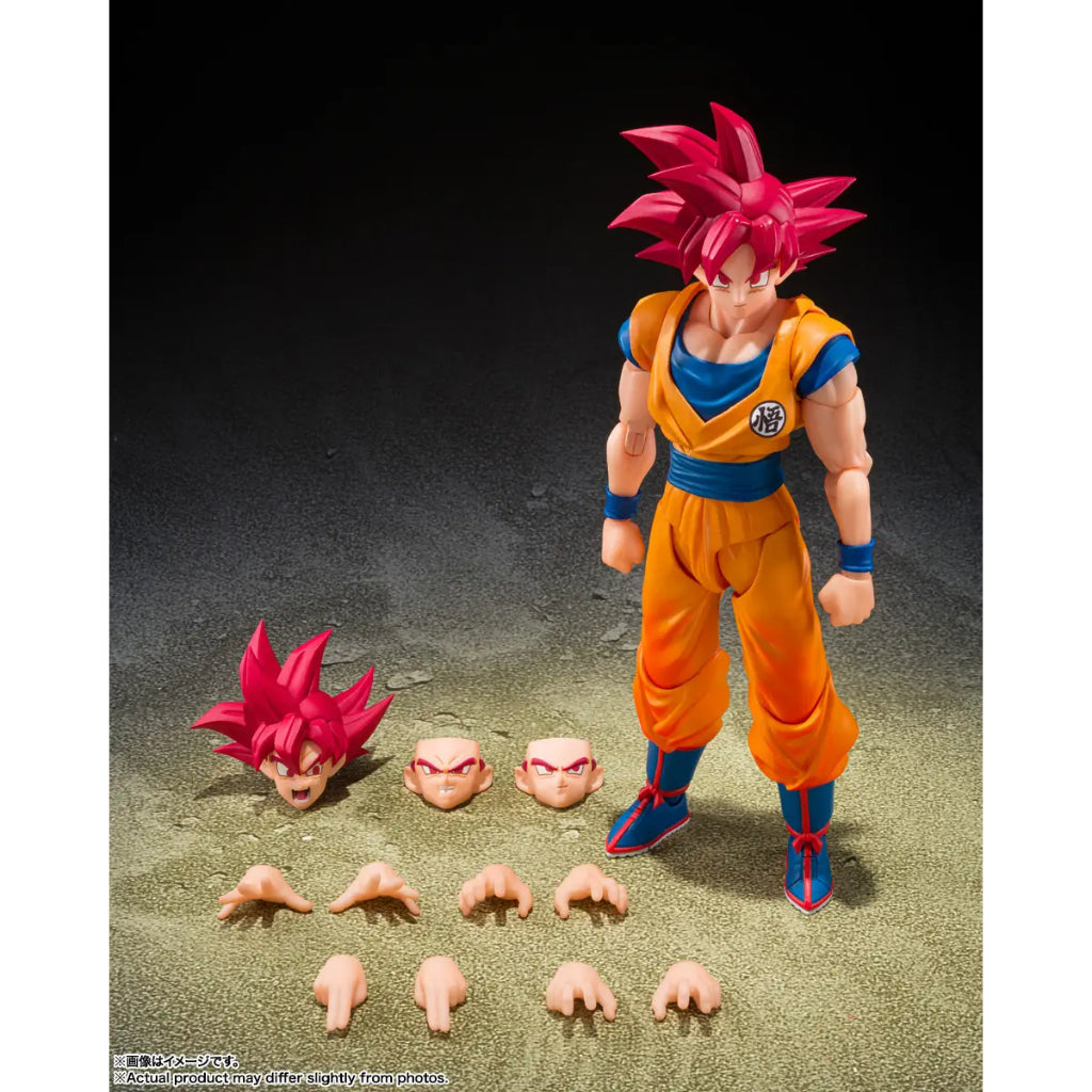 S.H.Figuarts Super Saiyan God Son Goku God Aura (Reissue)