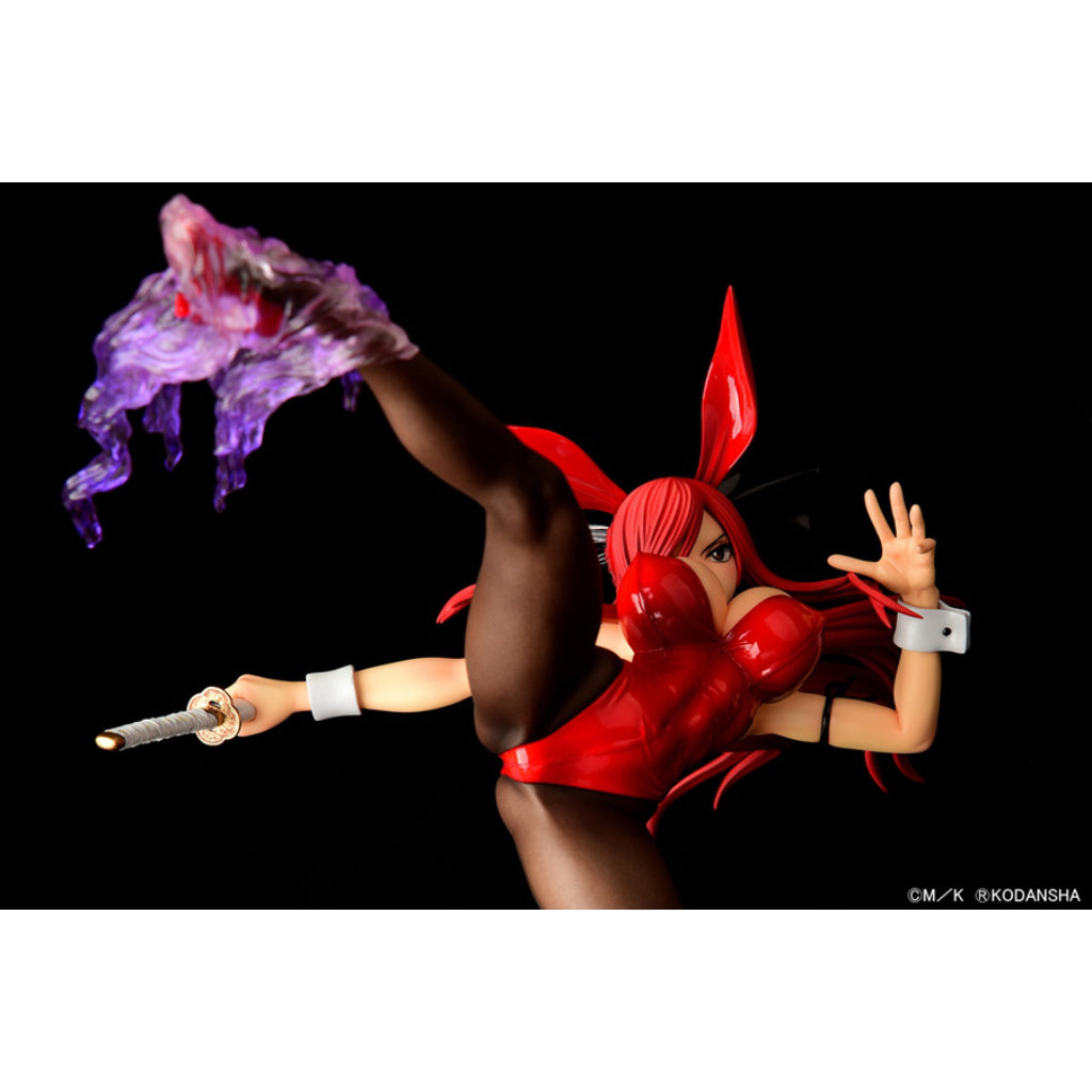 ORCATOYS Fairy Tail - Erza Scarlet High Kick Ver. Crimson Bunny Figurine