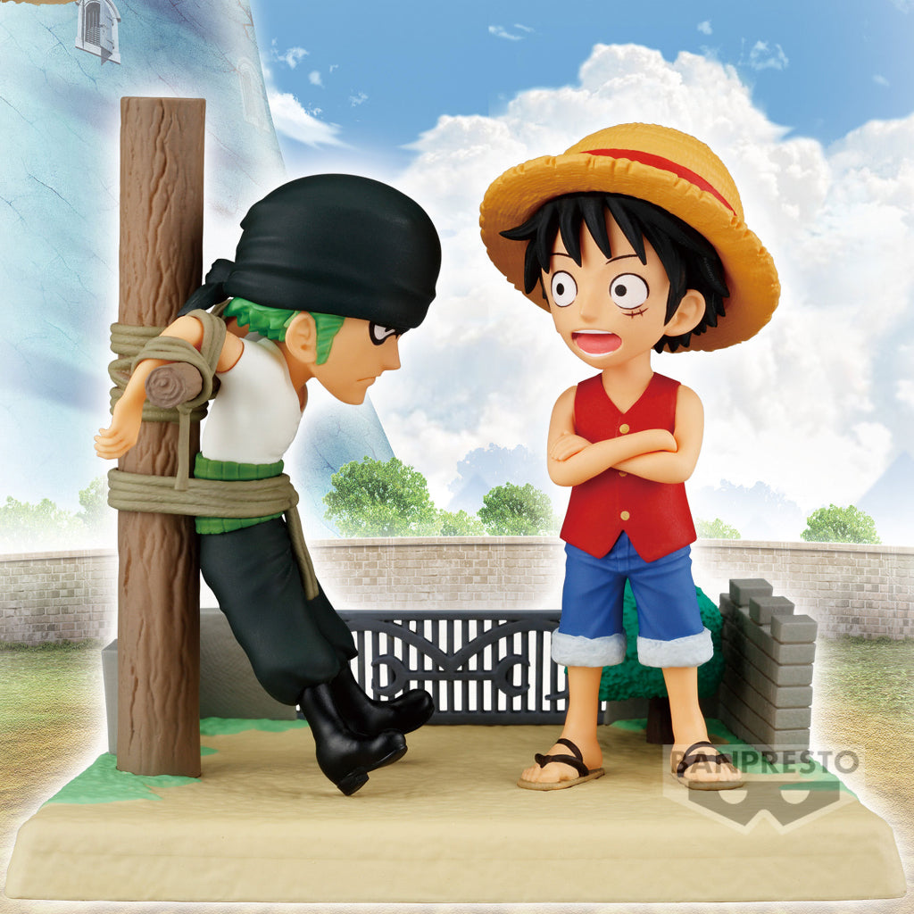 Banpresto Monkey D.Luffy Vs Roronoa Zoro WCF Log Stories One Piece