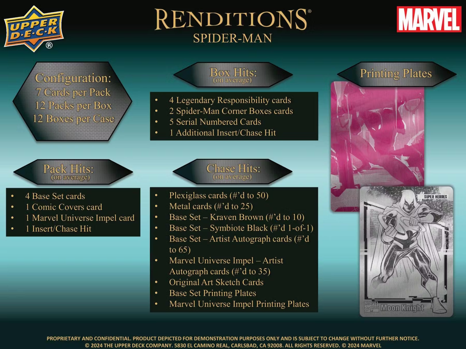 Upper Deck 2024 Marvel Renditions Spider-Man (UD51891) (12/Box)