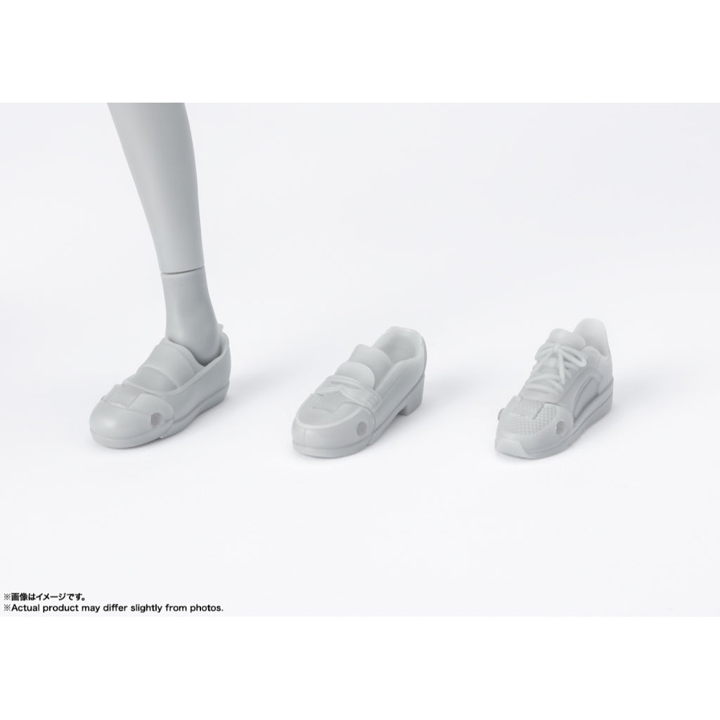 Bandai S.H.Figuarts Body-chan School Life Edition DX Set (Gray Color Ver.)