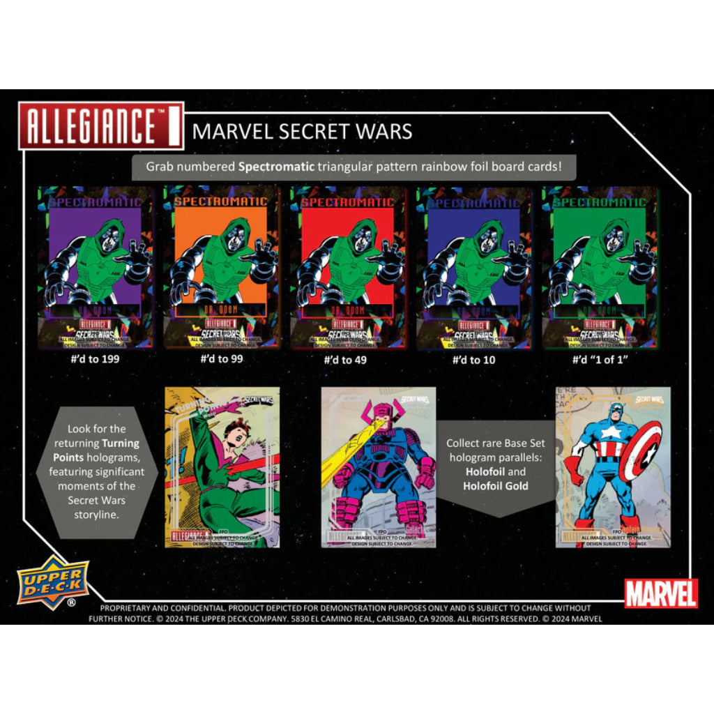 Upper Deck Marvel Allegiance: Secret Wars (UD11981)