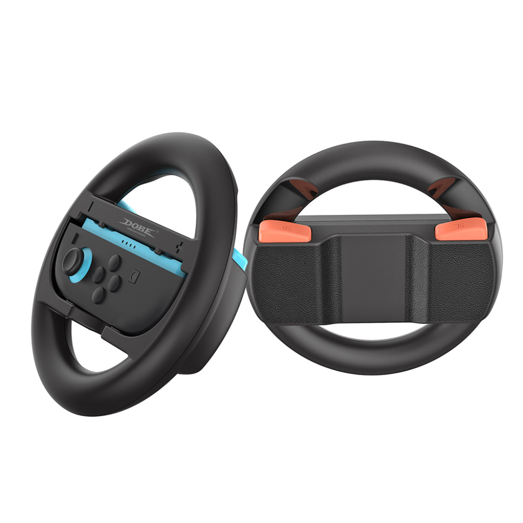 Dobe NS2 Controller Steering Wheel (2pcs) (TNS-3196 Black)