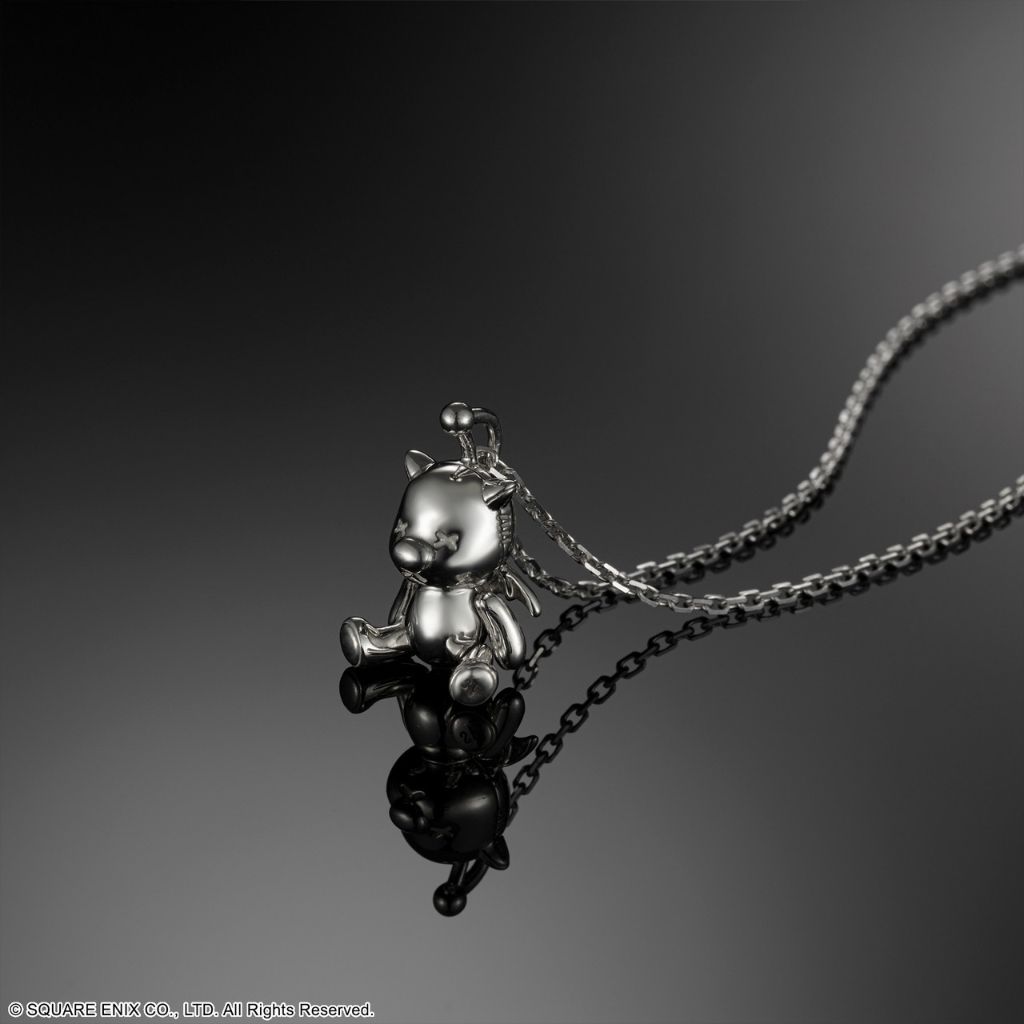 Final Fantasy Articulated Silver Necklace - Moogle