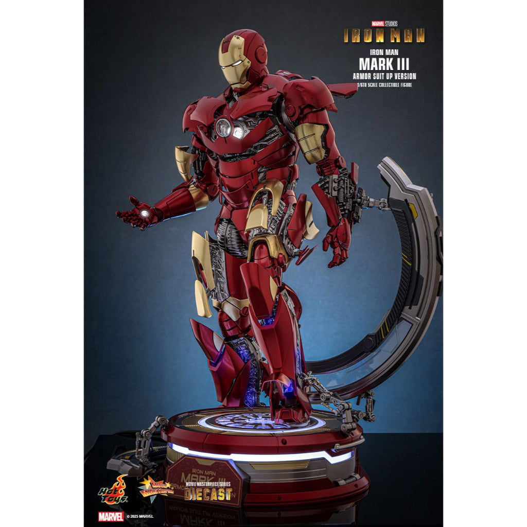 MMS825D72 - Iron Man 1/6th Scale Iron Man Mark III (Armor Suit Up Version)