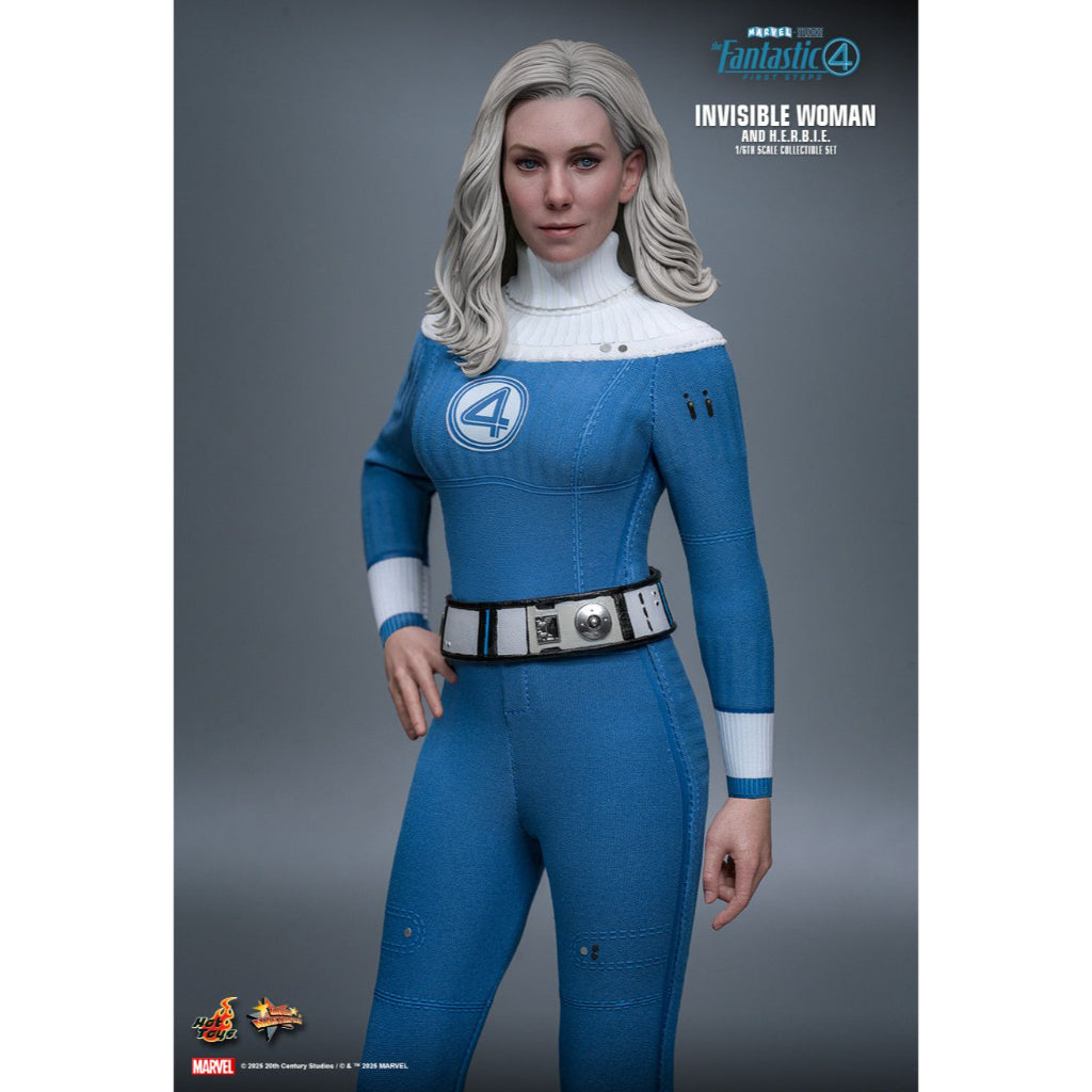 MMS824 - The Fantastic Four: First Steps - 1/6th Scale Invisible Woman and H.E.R.B.I.E. Collectible Set