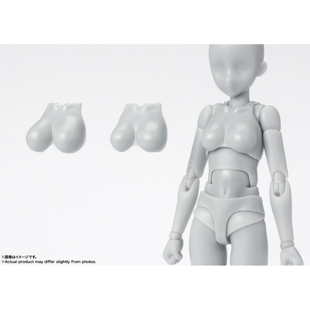 Bandai S.H.Figuarts Body-chan School Life Edition DX Set (Gray Color Ver.)