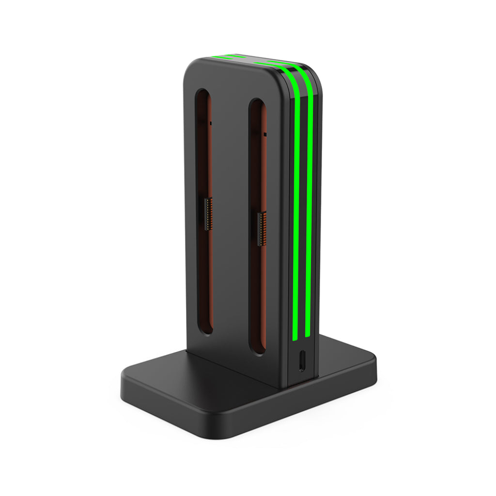 Dobe NS2 4 Slot Standing Charging Dock Black (TNS-3171 Black)