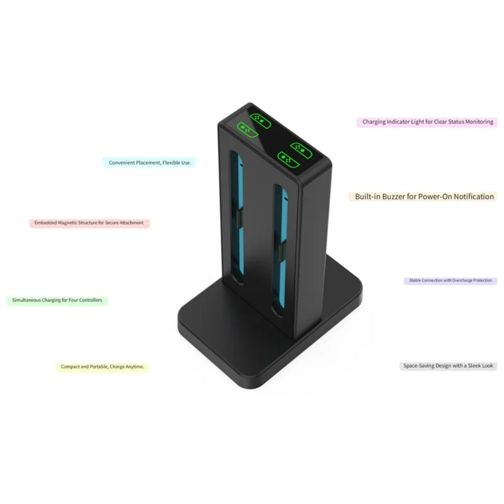 Dobe NS2 4 Slot Charging Dock (TNS-31114)