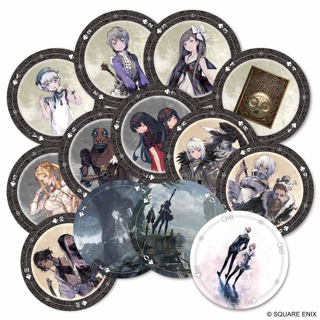 NieR Series Round Playing Cards