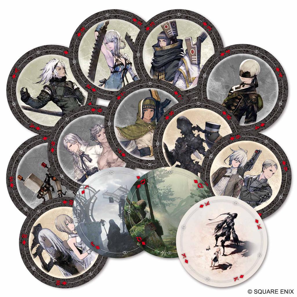 NieR Series Round Playing Cards