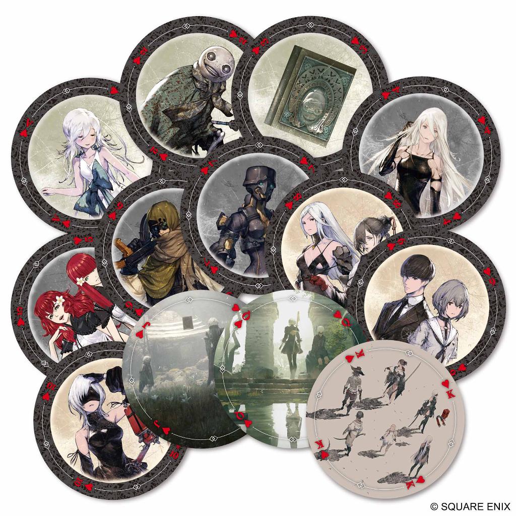 NieR Series Round Playing Cards