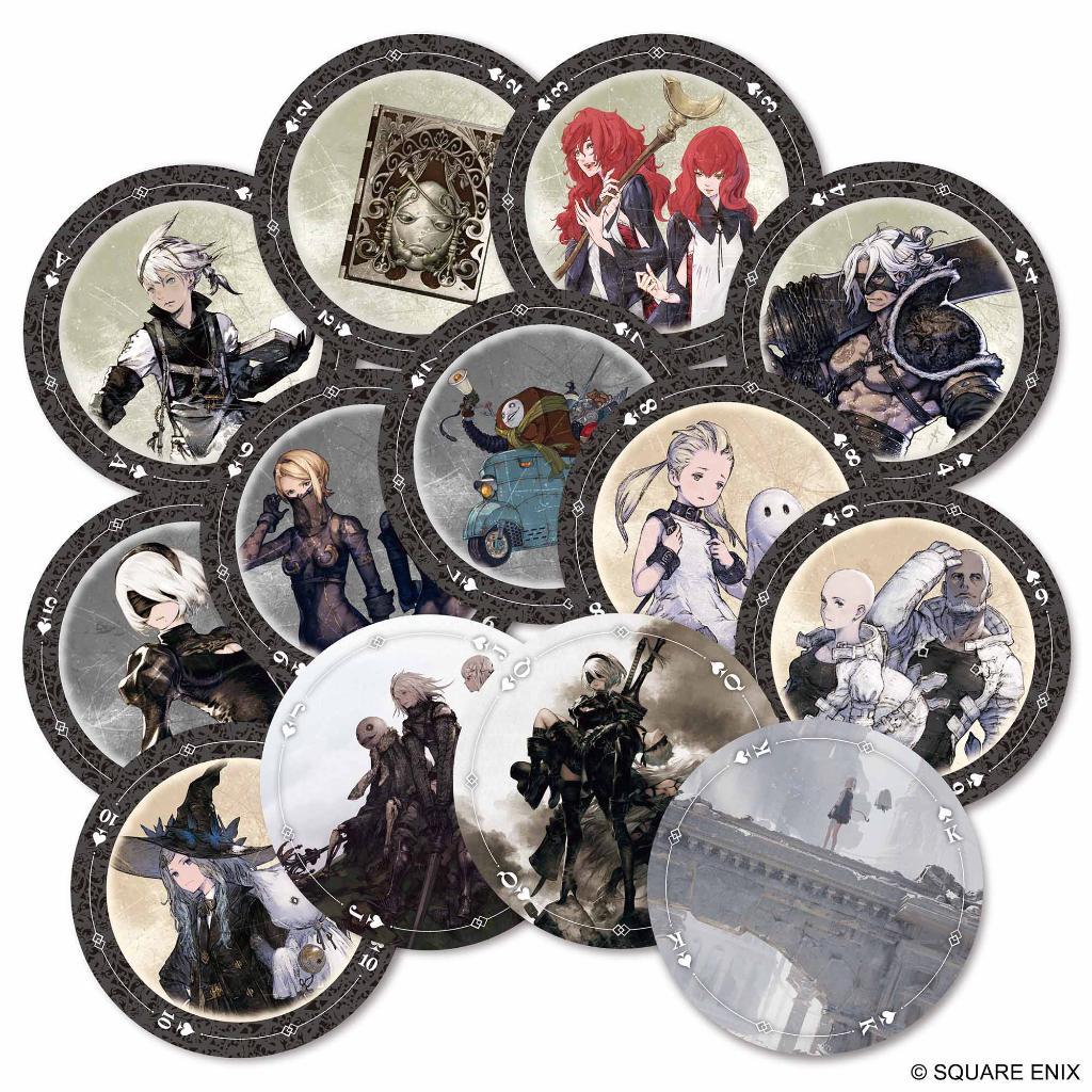 NieR Series Round Playing Cards