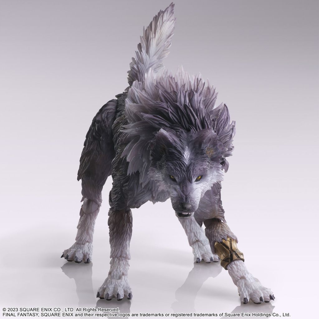 Square Enix Final Fantasy XVI Bring Arts Action Figure - Clive Rosfield & Torgal