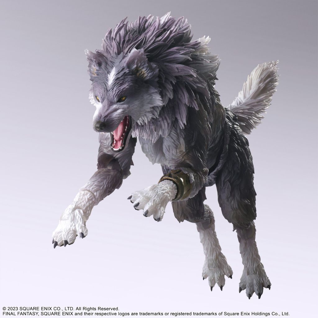 Square Enix Final Fantasy XVI Bring Arts Action Figure - Clive Rosfield & Torgal