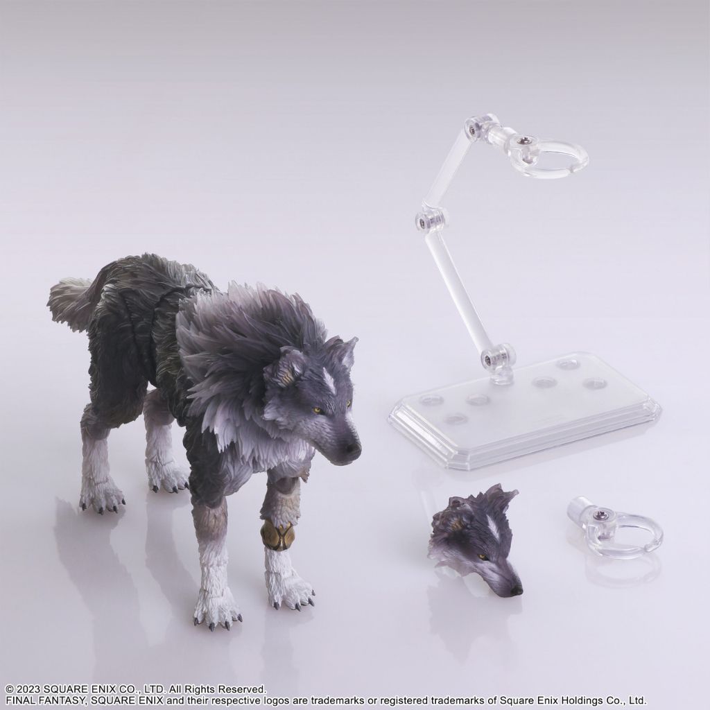 Square Enix Final Fantasy XVI Bring Arts Action Figure - Clive Rosfield & Torgal