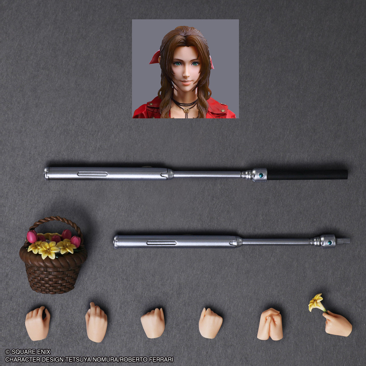 Square Enix Final Fantasy VII Rebirth Play Arts Kai Action Figure - Aerith Gainsborough