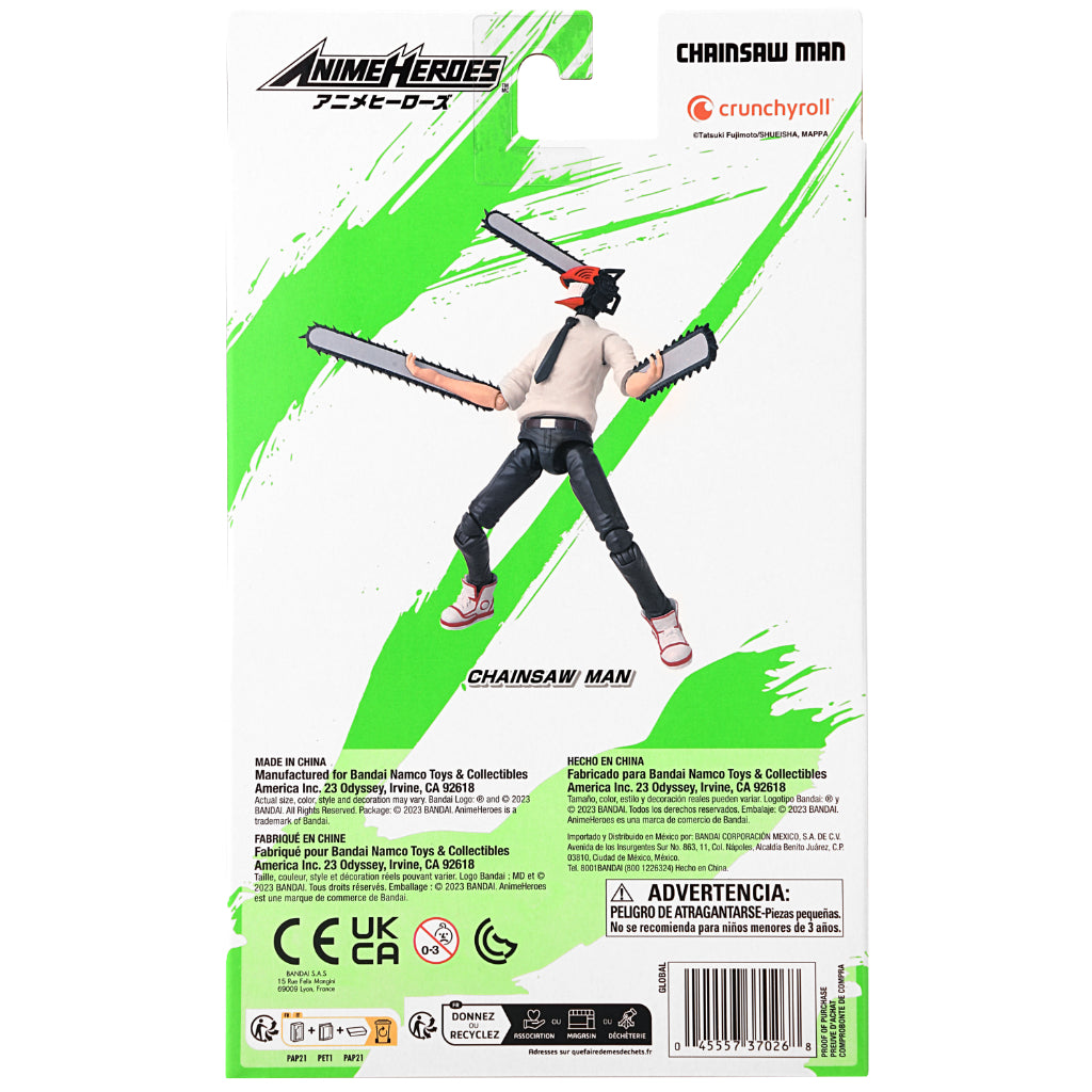 Bandai Chainsaw Man Anime Heroes Chainsaw Man