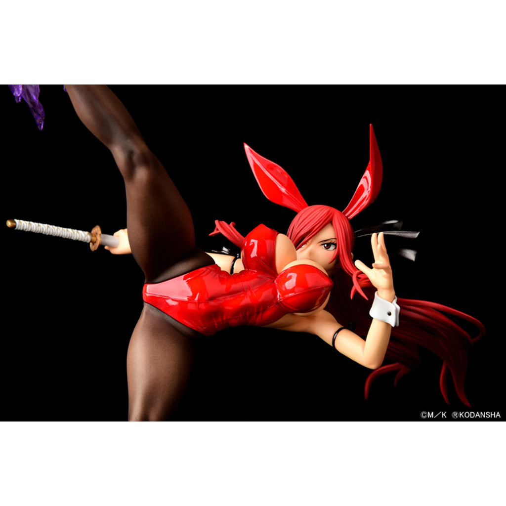 ORCATOYS Fairy Tail - Erza Scarlet High Kick Ver. Crimson Bunny Figurine