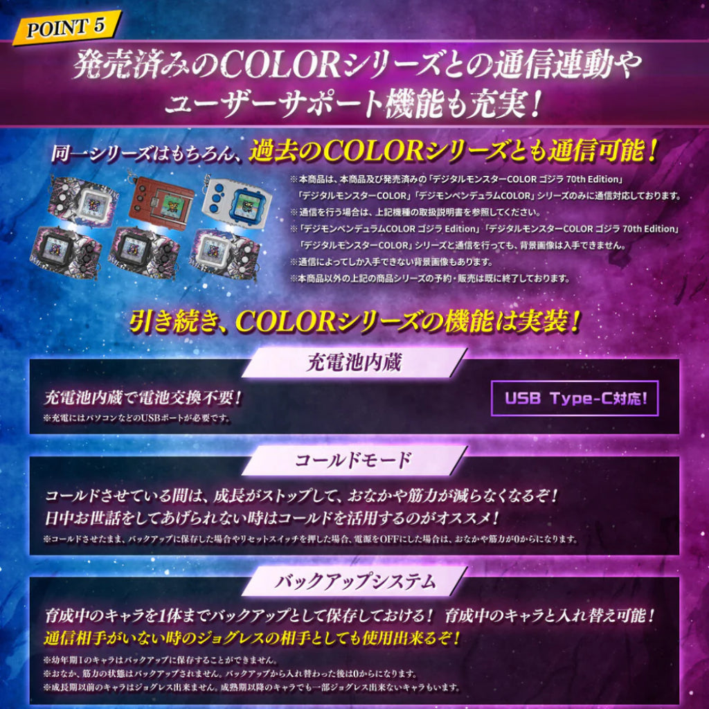 Digimon Pendulum Color Godzilla Edition Omegamon: G Fusion Mode Side - Digimon Color