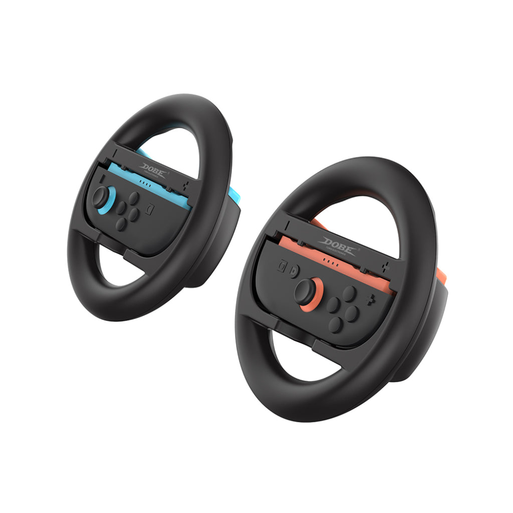 Dobe NS2 Controller Steering Wheel (2pcs) (TNS-3196 Black)