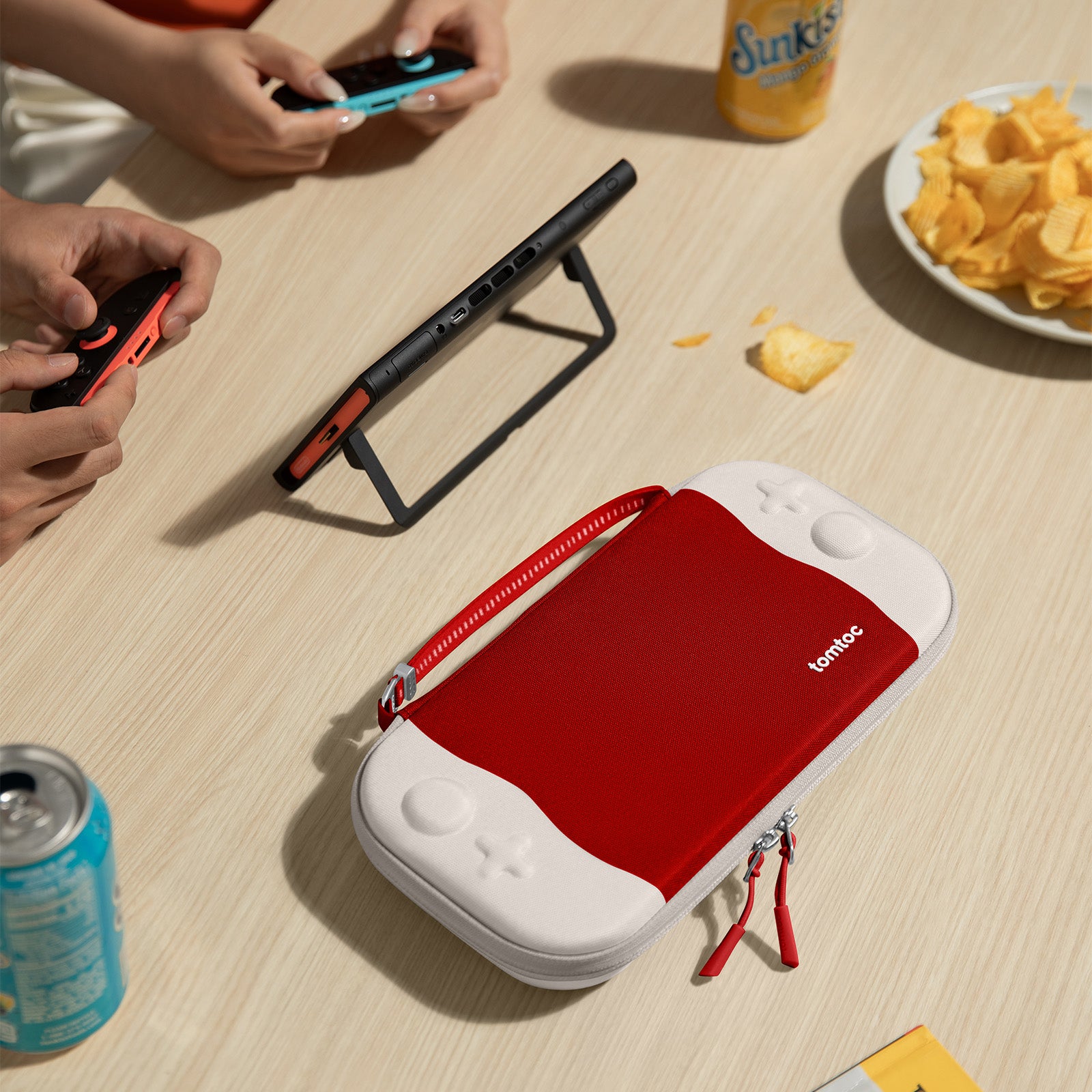 tomtoc FancyCase-G05 Nintendo Switch 2 Slim Case - Strawberry