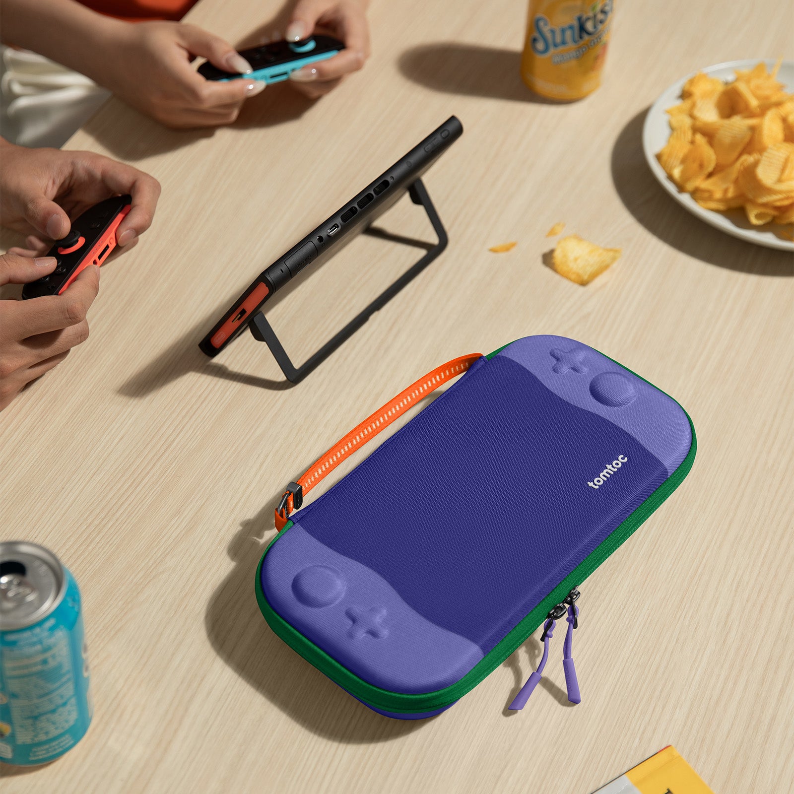 tomtoc FancyCase-G05 Nintendo Switch 2 Slim Case - Blueberry