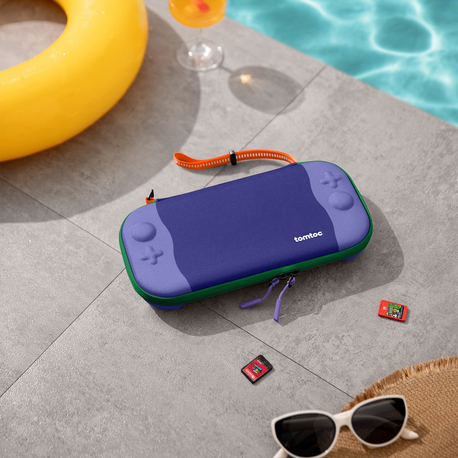 tomtoc FancyCase-G05 Nintendo Switch 2 Slim Case - Blueberry