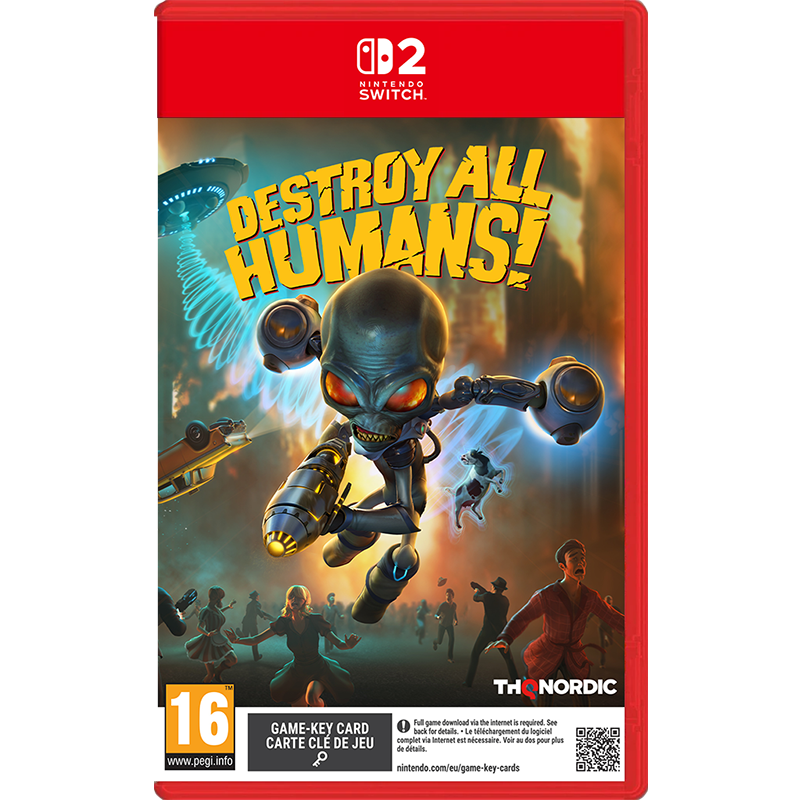 NS2 Destroy All Humans! (Game-Key Card)