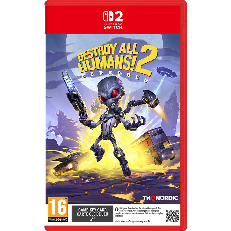 NS2 Destroy All Humans 2 - Reprobed (Game-Key Card)
