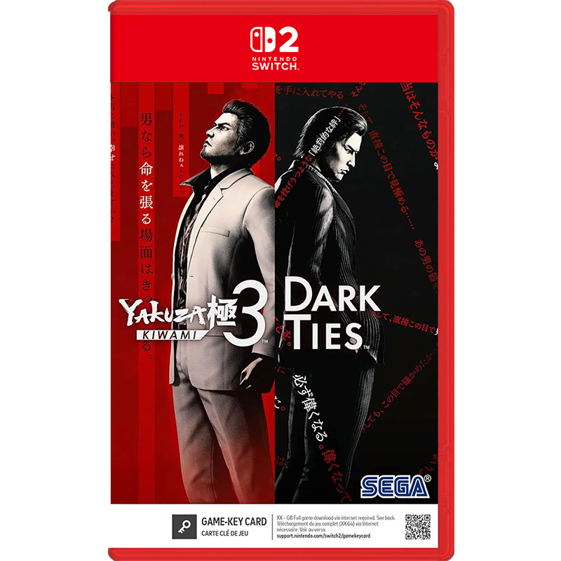 NS2 Yakuza Kiwami 3 & Dark Ties (Game-Key Card)
