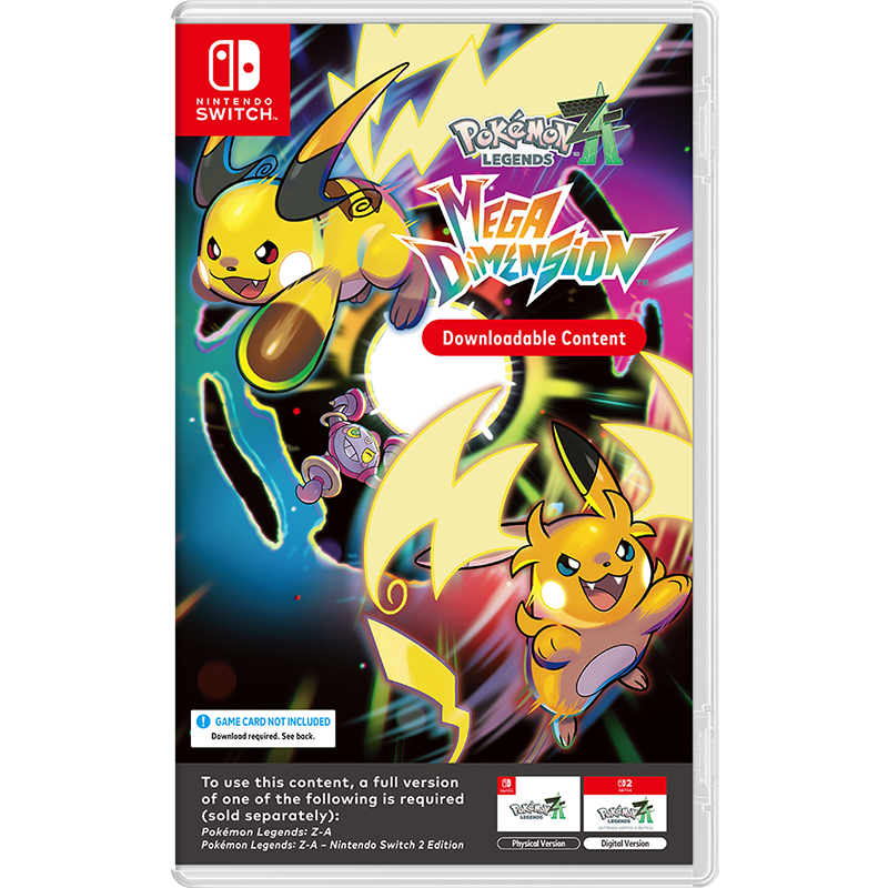 NSW Pokemon Legends: Z-A - Mega Dimension (Code in box)
