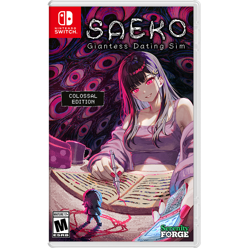 未開封 アニメイト特典付 SAEKO Giantess Dating Sim NSW SAEKO: Giantess Dating Sim [Colossal Edition]