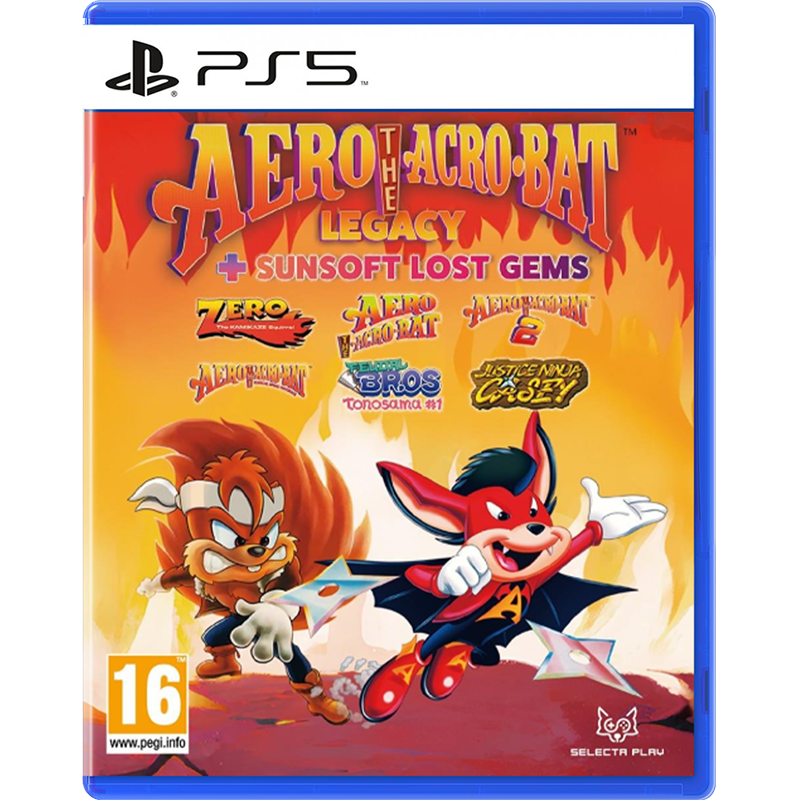 PS5 Aero The Acro-Bat Legacy + Sunsoft Lost Gems