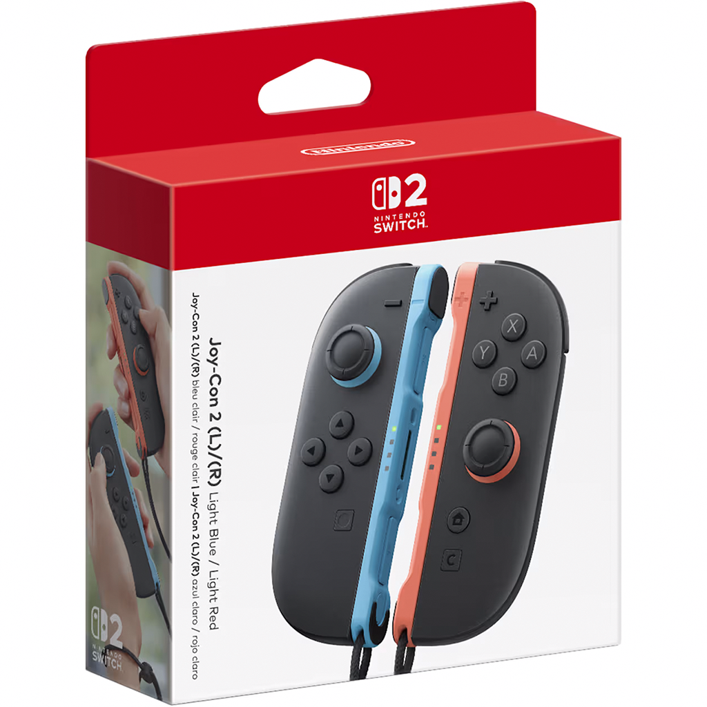Nintendo Switch 2 Joy-Con 2 (L)/(R) Light Blue/Light Red Nintendo Switch 2 Joy-Con 2 (L)/(R) Light Blue/Light Red