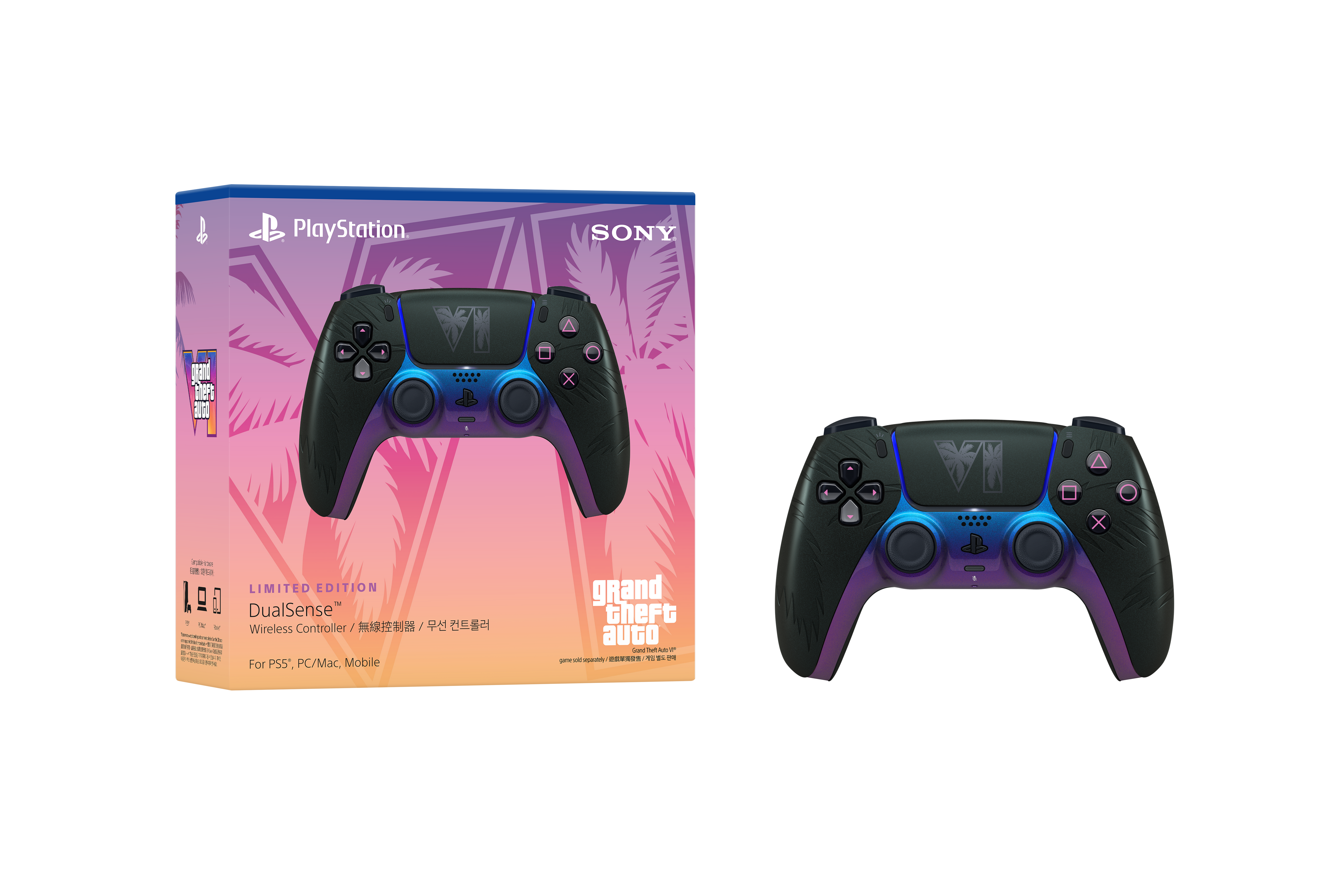 DualSense Wireless Controller - GTA VI (A - Black)
