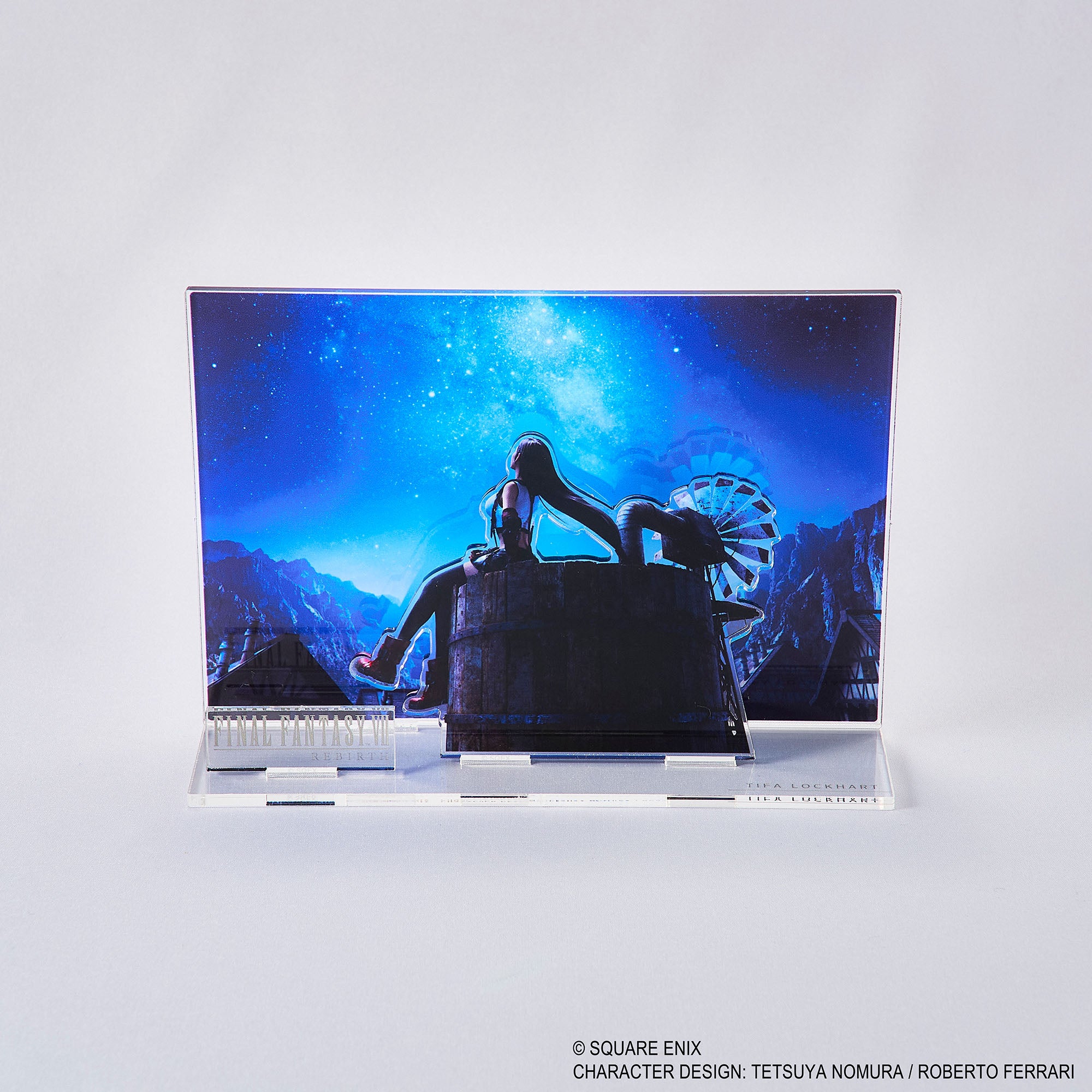 Final Fantasy VII Rebirth Acrylic Diorama - Tifa Key Art