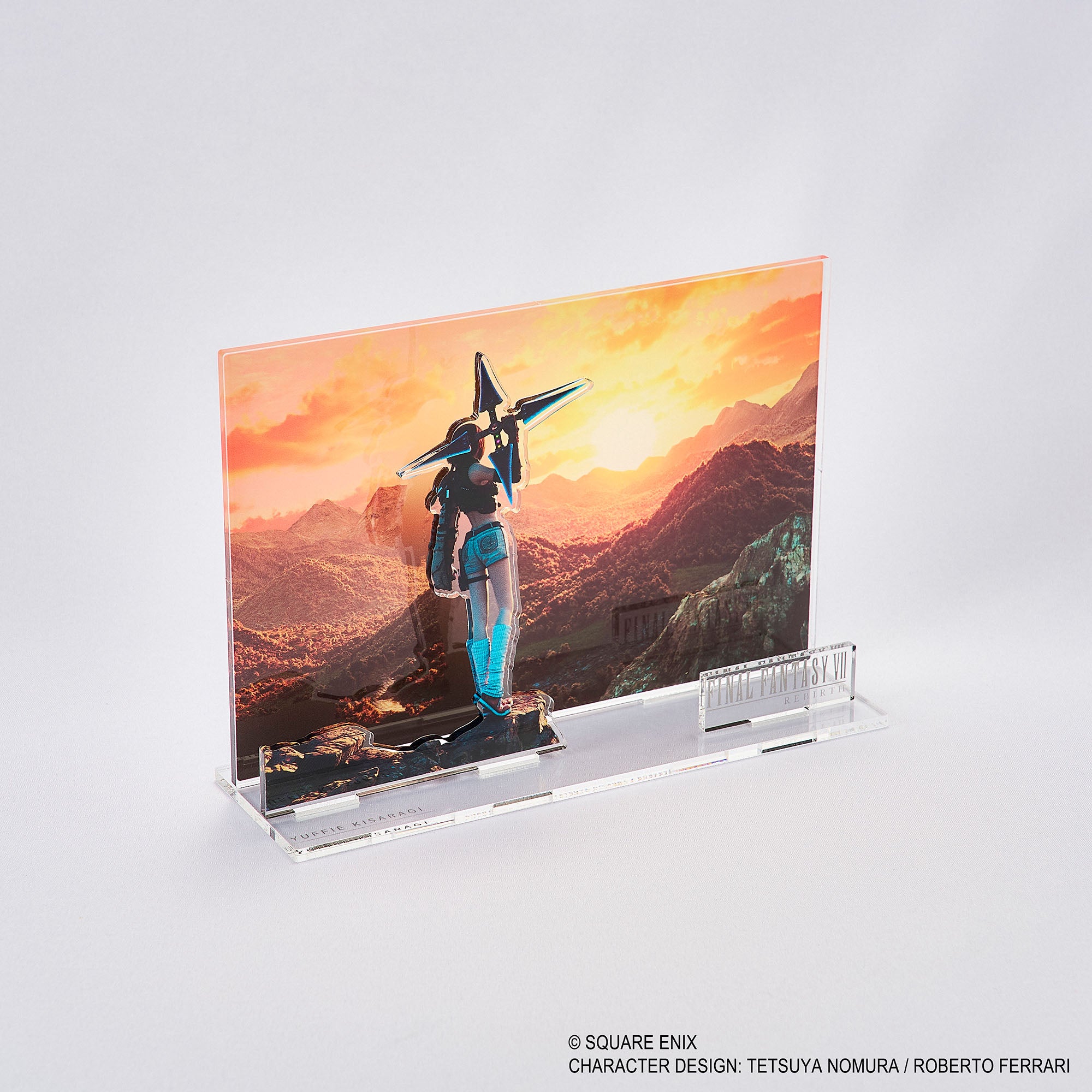 Final Fantasy VII Rebirth Acrylic Diorama - Yuffie Key Art