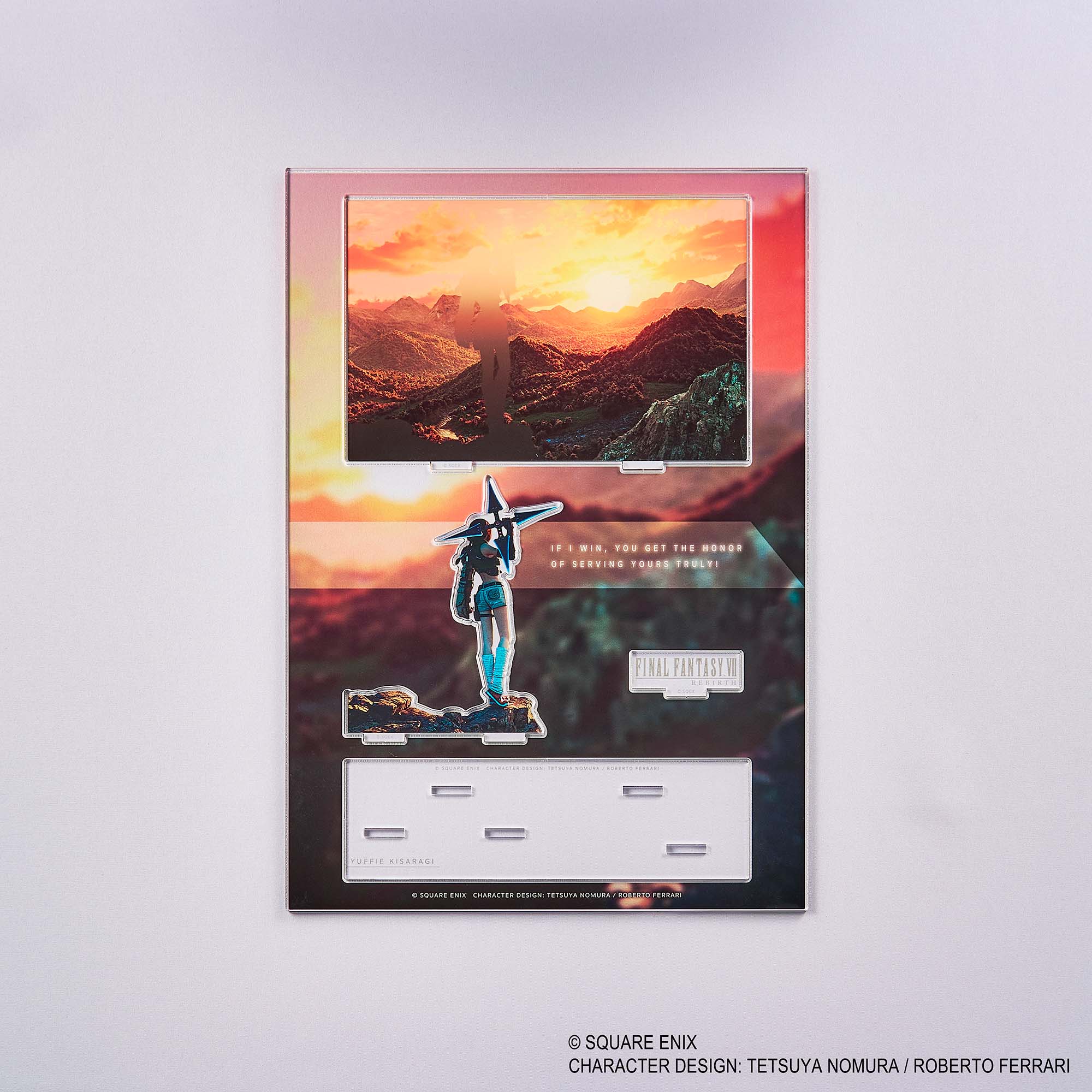 Final Fantasy VII Rebirth Acrylic Diorama - Yuffie Key Art