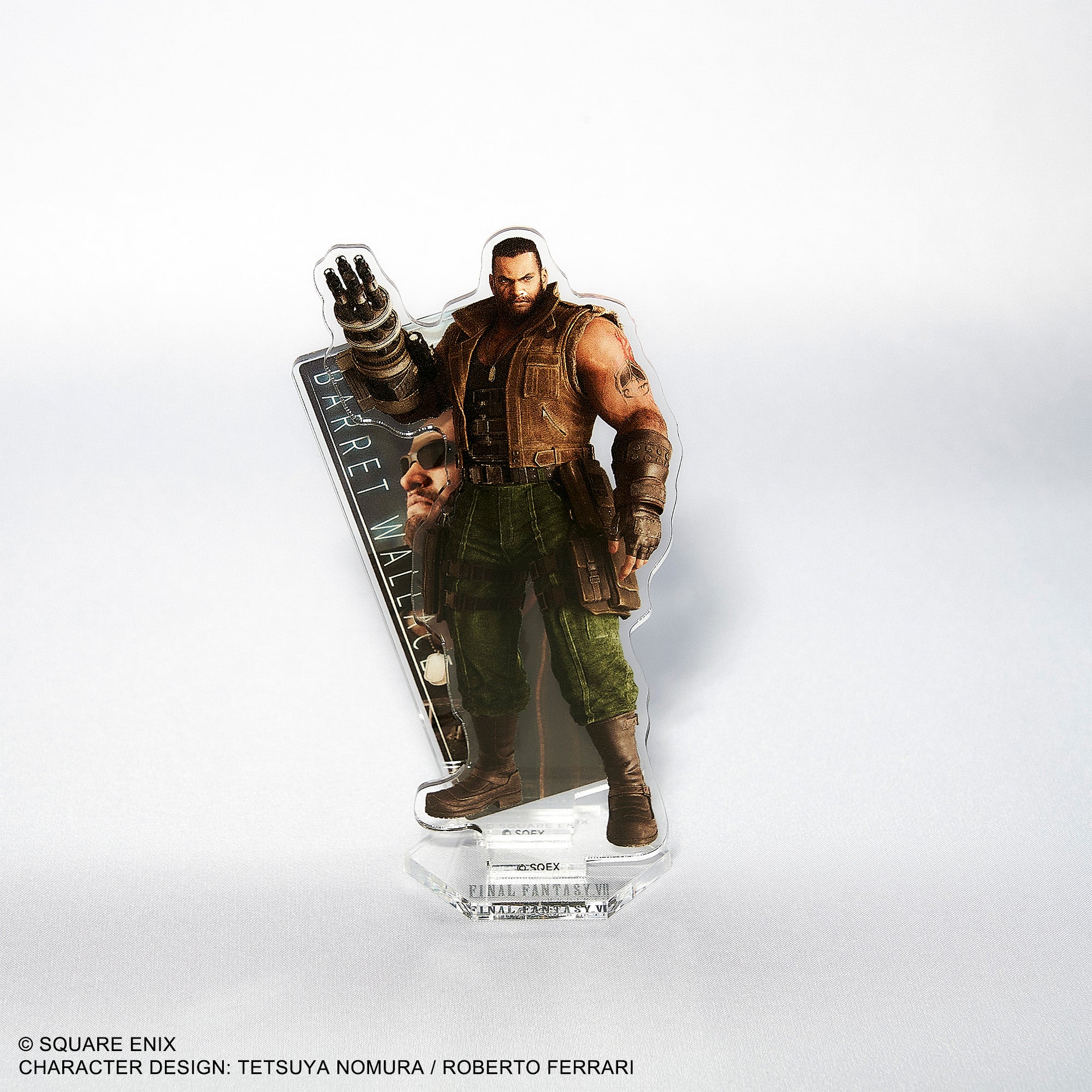 Square Enix Final Fantasy VII Rebirth Acrylic Stand - Barret Wallace