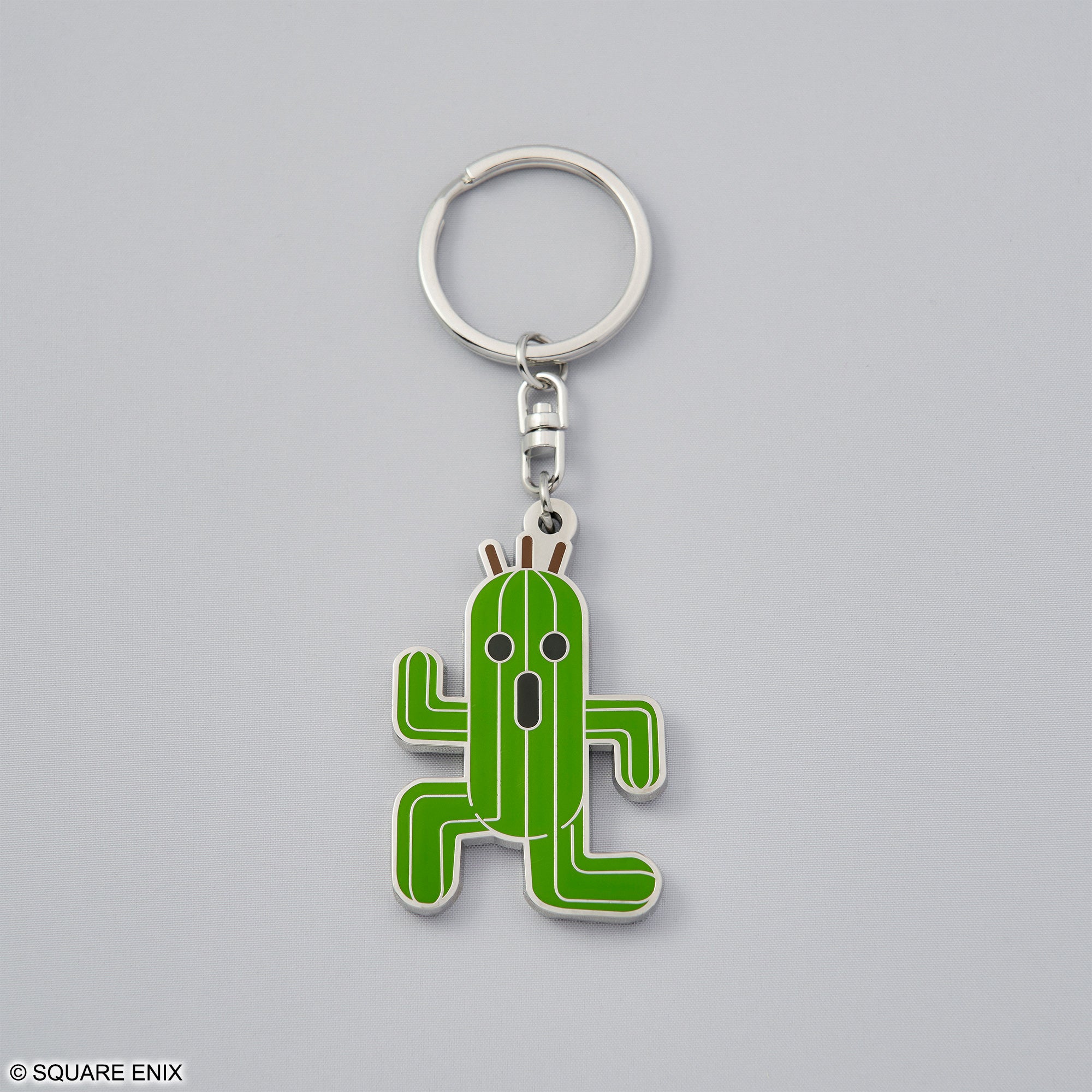 Square Enix Final Fantasy Series Metal Keychain - Cactuar