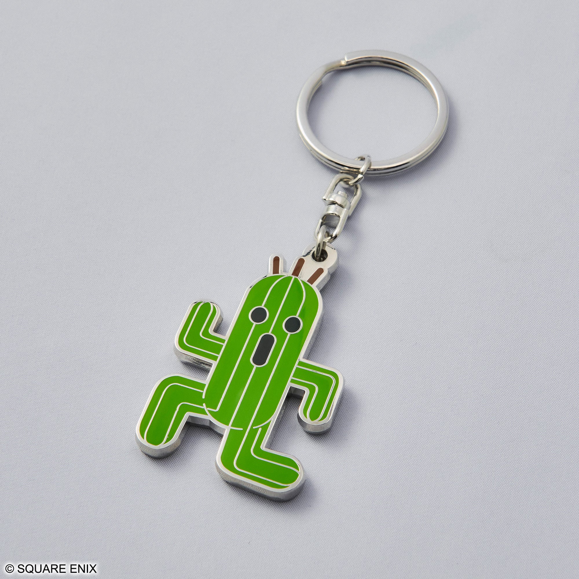 Square Enix Final Fantasy Series Metal Keychain - Cactuar