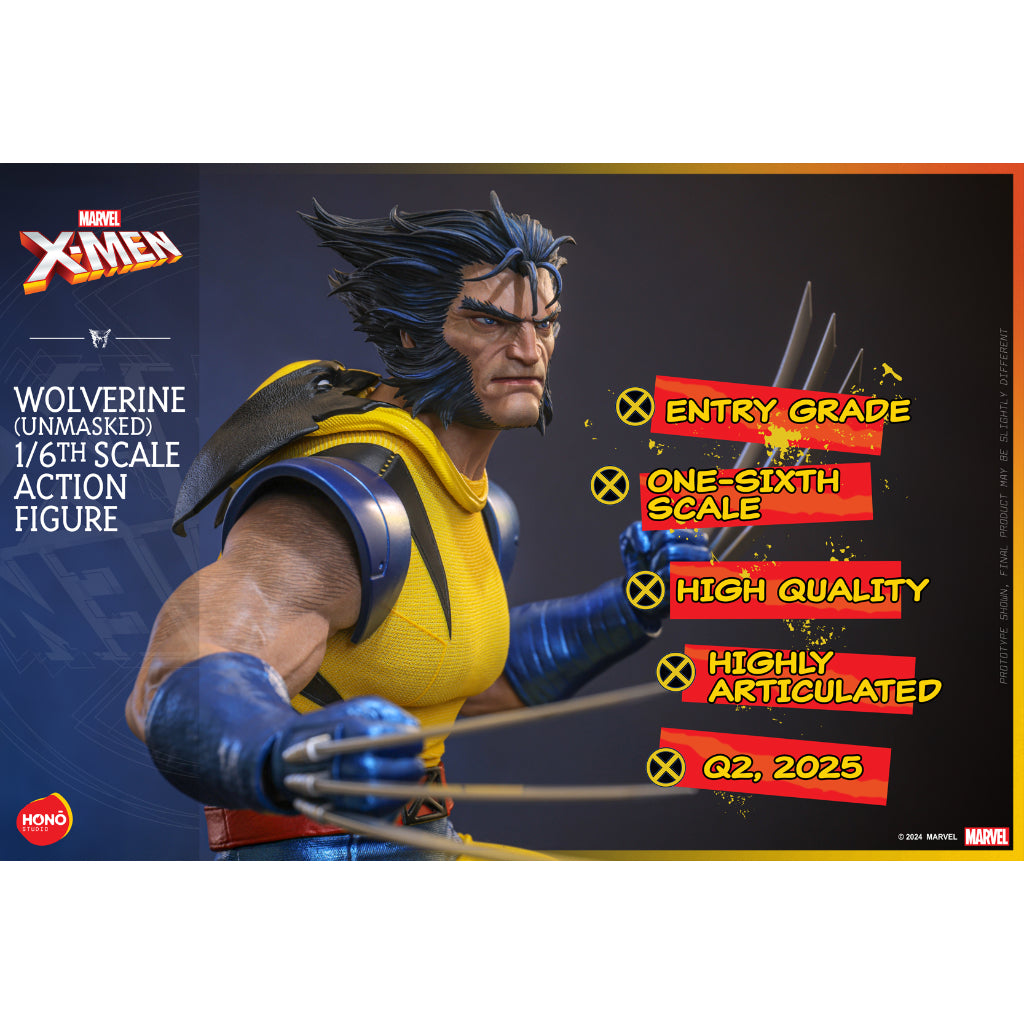 HS06 - X-Men - Wolverine (Unmasked) 1/6 Action Figure