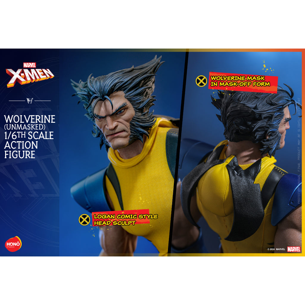 HS06 - X-Men - Wolverine (Unmasked) 1/6 Action Figure