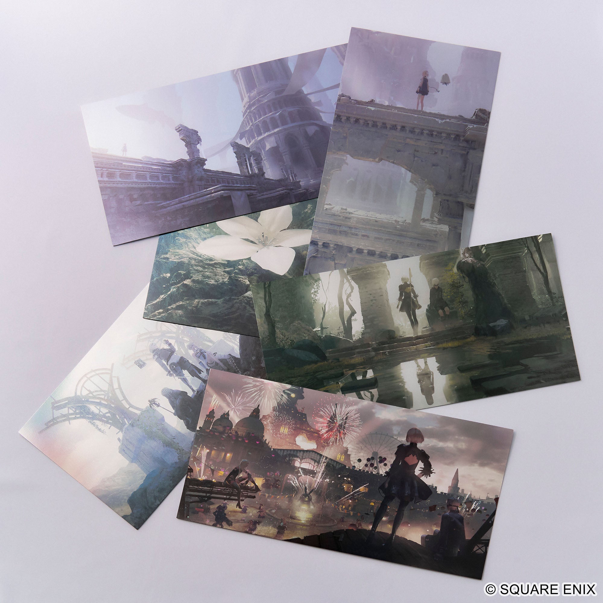 Square Enix NieR Series Large Postcard Set
