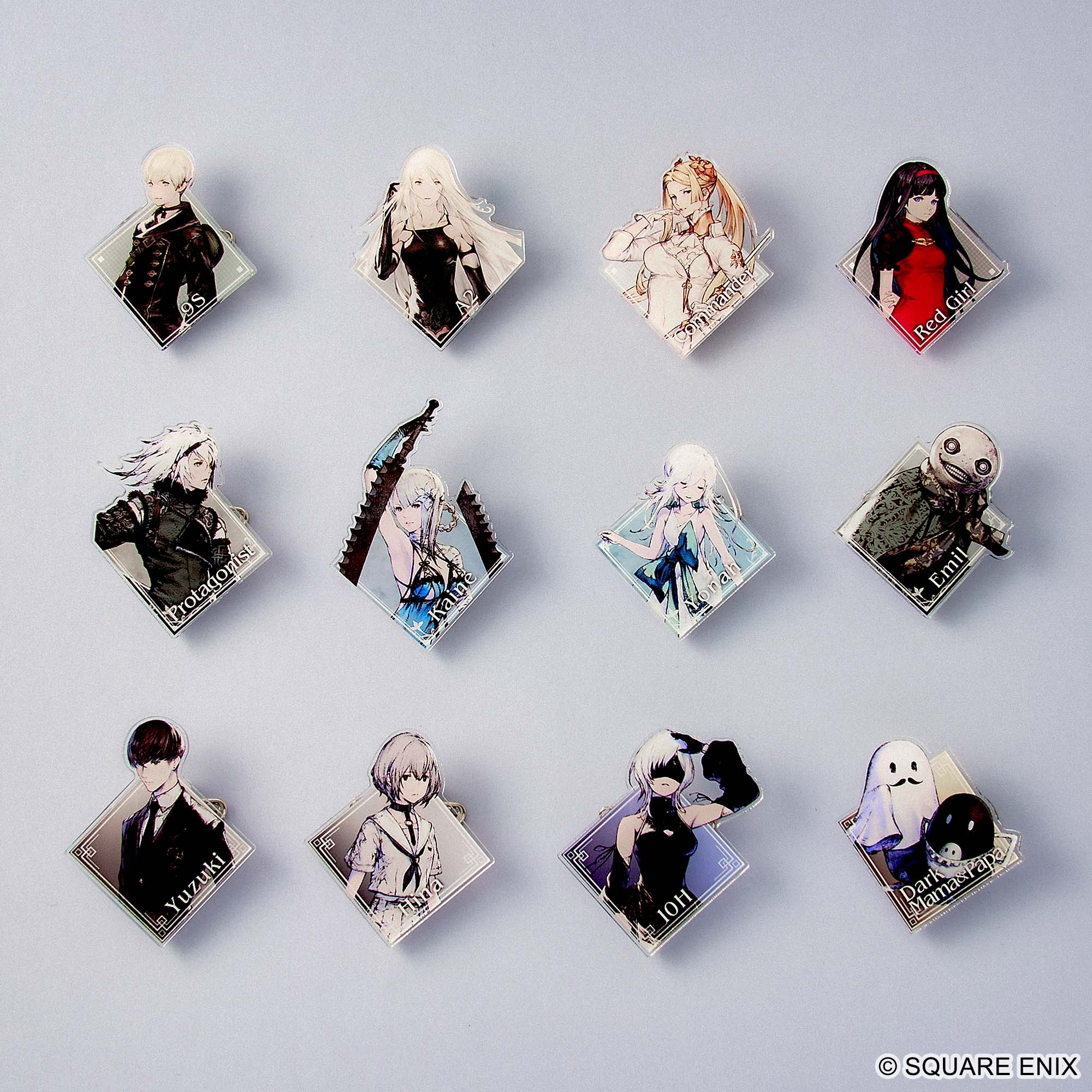 NieR Series Acrylic Pin Badge Collection Vol. 2 (Box of 12)