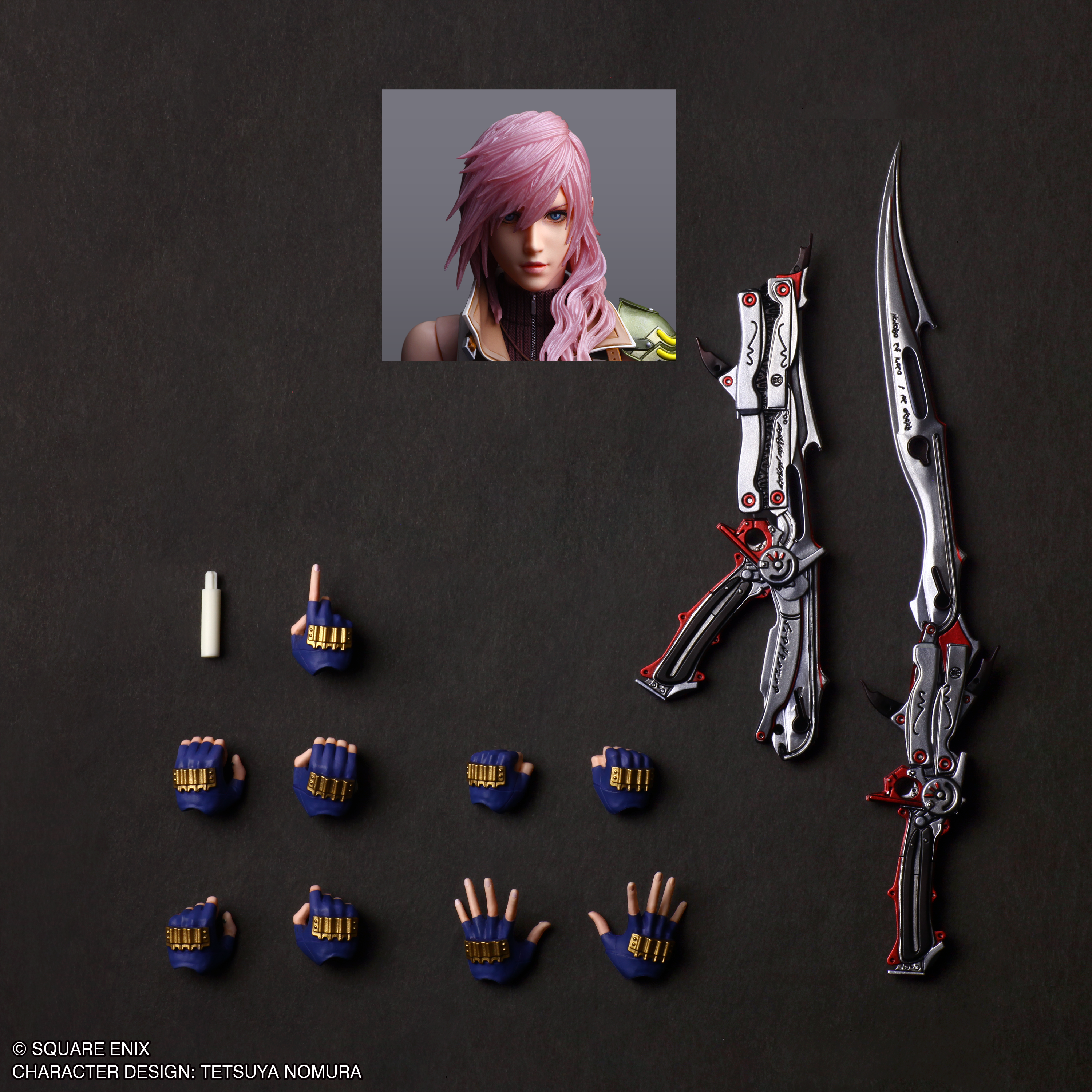 Final Fantasy XIII Play Arts Shin Action Figure - Lightning